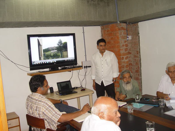 The 4th meeting of the Gandhi Heritage Site Mission was held on the 19th of August, 2014 at the iconic site of Sabarmati Ashram. The members discussed various projects related to Gandhi Heritage Sites.